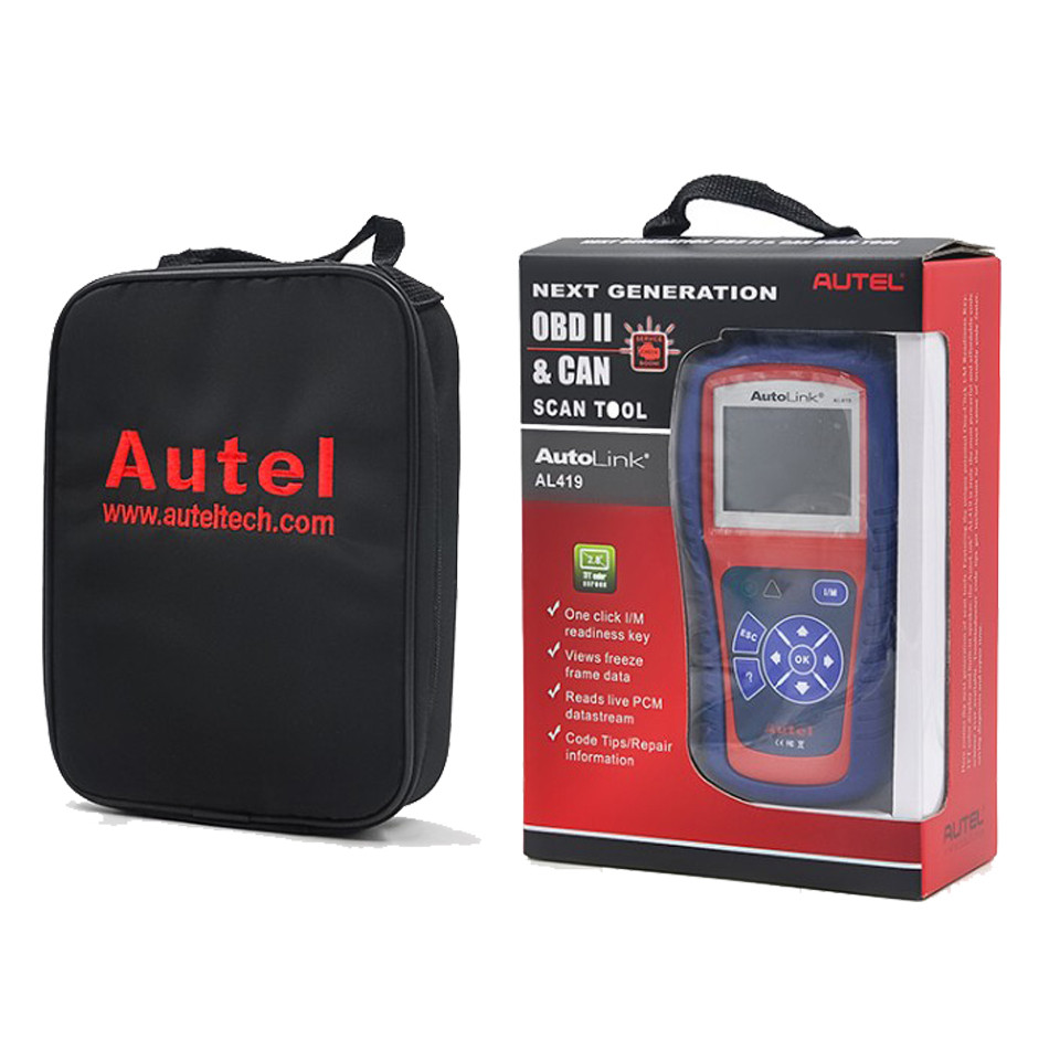 Autel AL419 Autolink Obdii/can Scan Tool With Code Tips